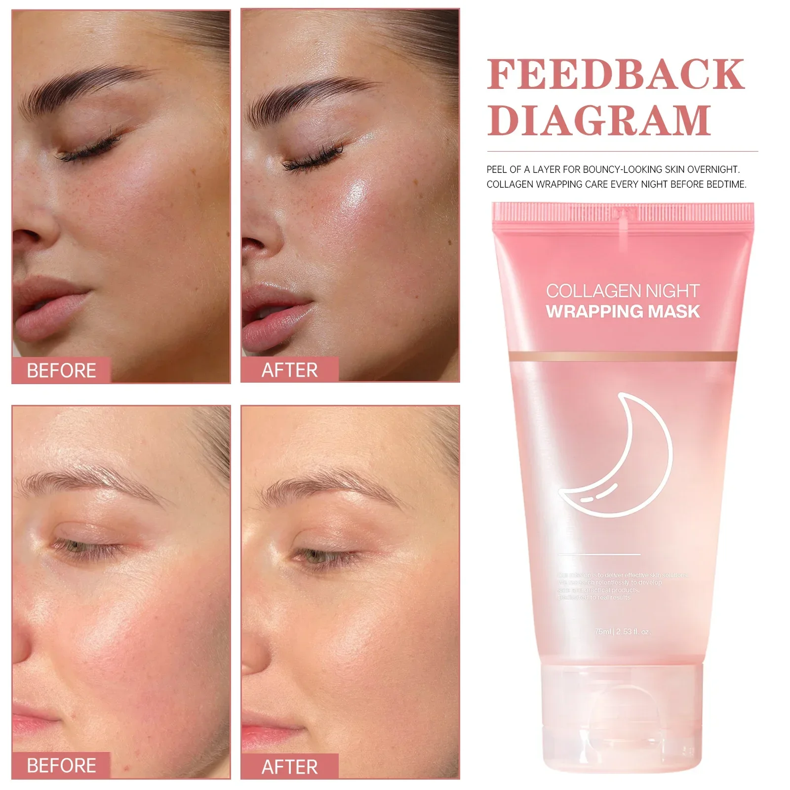 Collagen Night Wrapping Mask 7 - Sleeping Pack Overnight ulasan dan harga