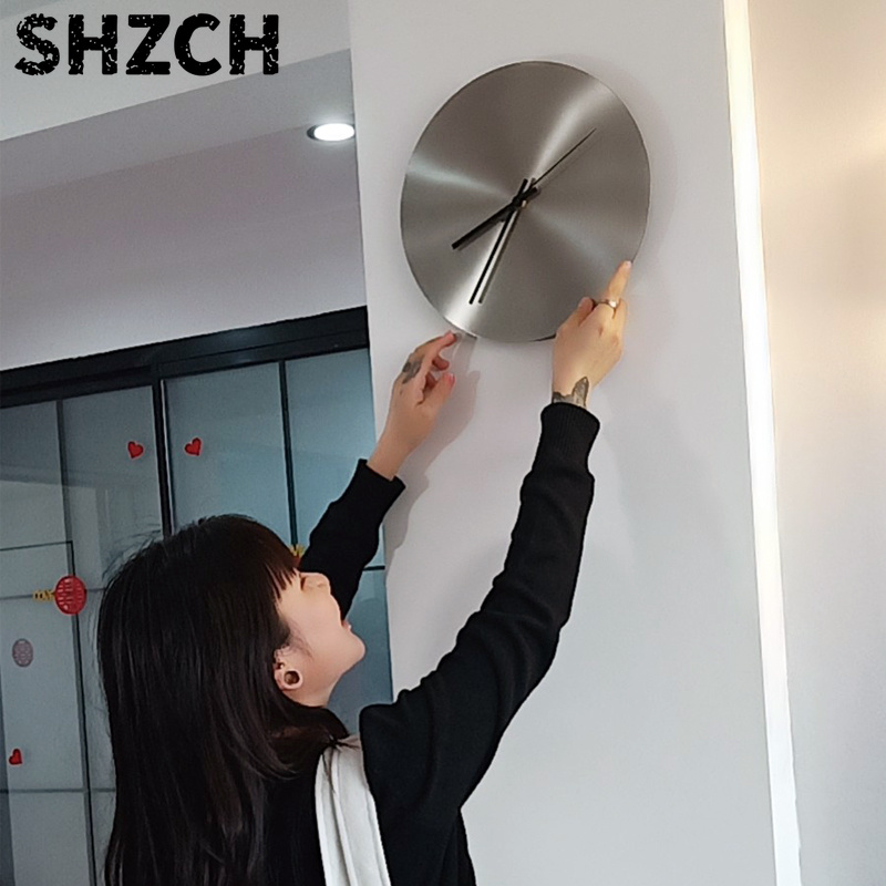 Stainless Steel 3d Wall Clock  - Korean Lifestyle Studio ulasan dan harga