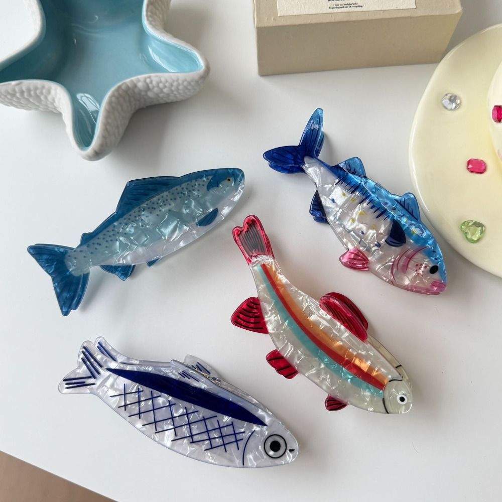 Cute Hairpin Ocean Animal Hair - Lifestyle In Korean ulasan dan harga